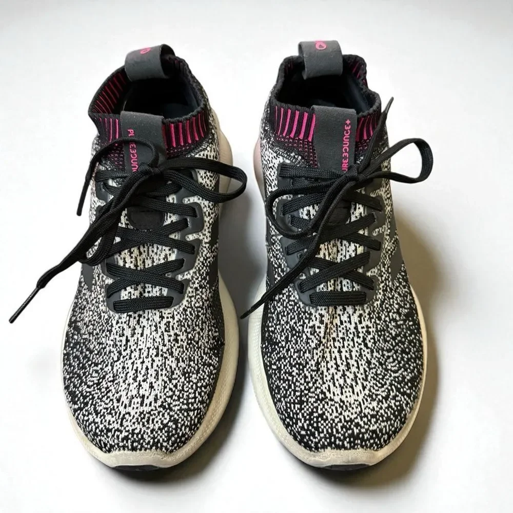 ADIDAS Purebounce Running Shoes Breast Cancer Black Pink Shoes Size 7